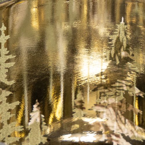 Glasljushållare med vintergrangren, 8 cm, 2 stycken | Floristik24.se