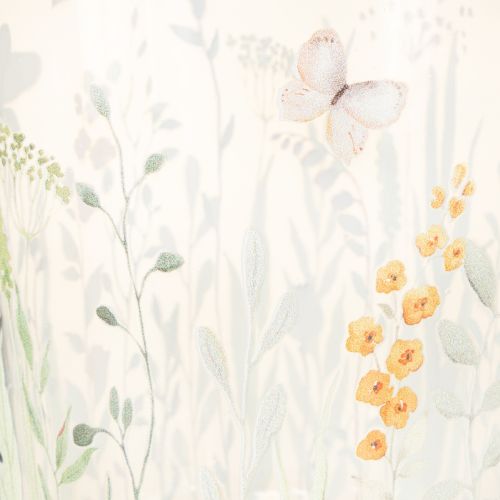 Artikel Dekorativ glaslykta med fjärilsängsmotiv för eleganta heminredningsdetaljer, 18 cm, 2 stycken