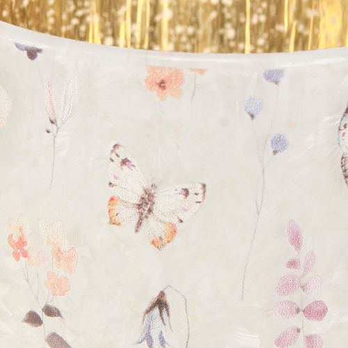 Artikel Glasljushållare med fjärilsmotiv för mysiga stunder, 12,5 cm, 2 stycken