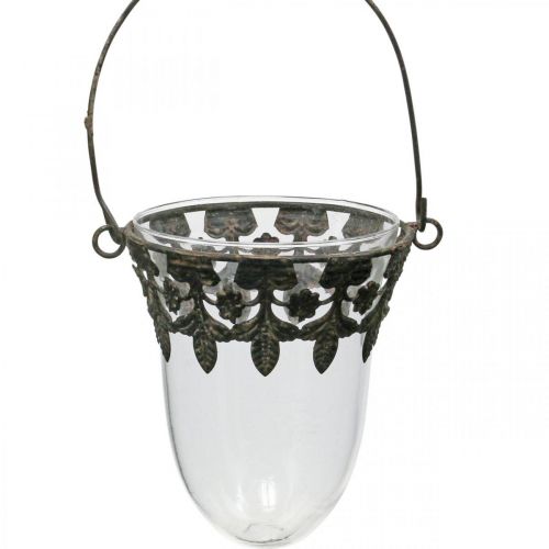 Floristik24 Lyktglas för upphängning av dekoration 24/28/30cm set om 3