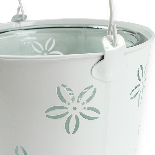 Floristik24 Lykthink vit Ø17cm H17cm