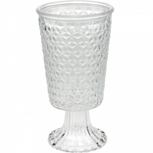 Lyktglas med botten klar Ø10cm H18,5cm bordsdekoration | Floristik24.se