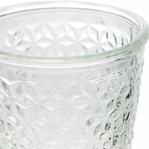 Lyktglas med botten klar Ø10cm H18,5cm bordsdekoration | Floristik24.se