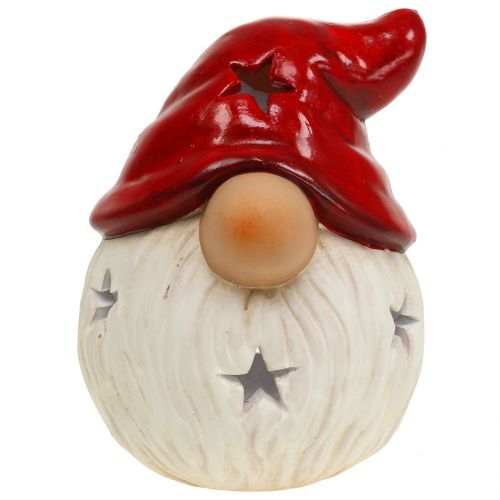 Floristik24 Lykta jultomten Ø15cm H19cm