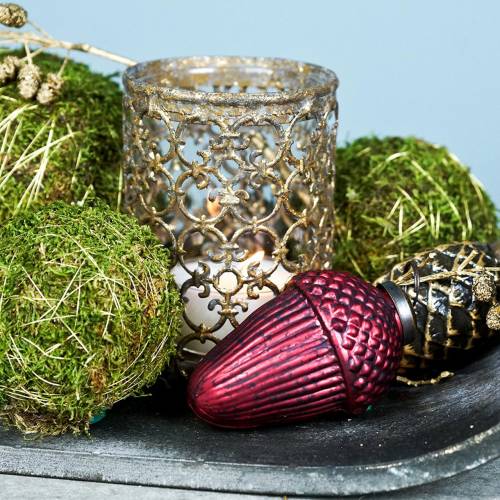 Floristik24 Lykta antikt guld Ø10,5cm H14,5cm 1st