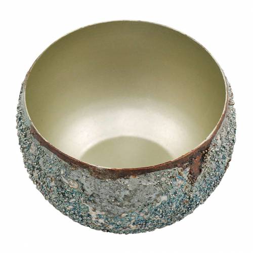 Floristik24 Lykta metallfärgad Ø10cm H6,5cm