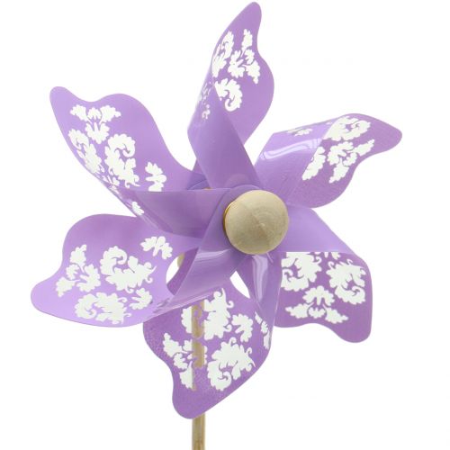 Floristik24 Väderkvarn Mini Purple Ø9cm 12st