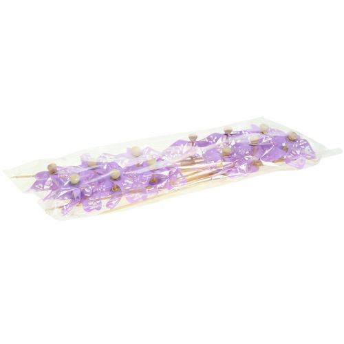 Floristik24 Väderkvarn Mini Purple Ø9cm 12st