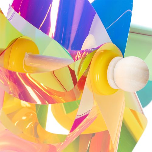 Floristik24 Väderkvarnbalkong, färgglad blickfångare, sommarträdgårdsdekoration, 75 cm