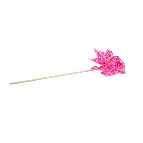 Floristik24 Väderkvarn Ø42cm rosa L110cm