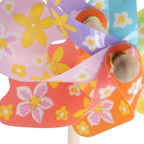 Floristik24 Pinwheel färgglad Ø16cm vindspel väderkvarn trädgård dekoration