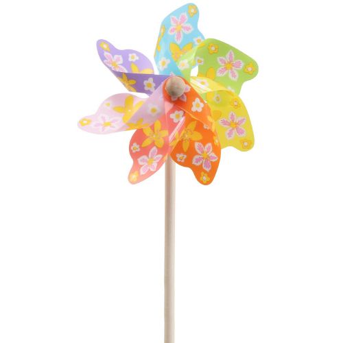 Floristik24 Pinwheel färgglad Ø16cm vindspel väderkvarn trädgård dekoration
