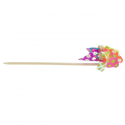 Artikel Pinwheel Färgglada Väderkvarn Blommor Prickar Balkong Ø15cm 2st