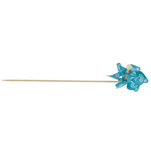 Artikel Pinwheel Rosa Gul Turkos Grön Balkongdekoration Ø8,5cm 4st