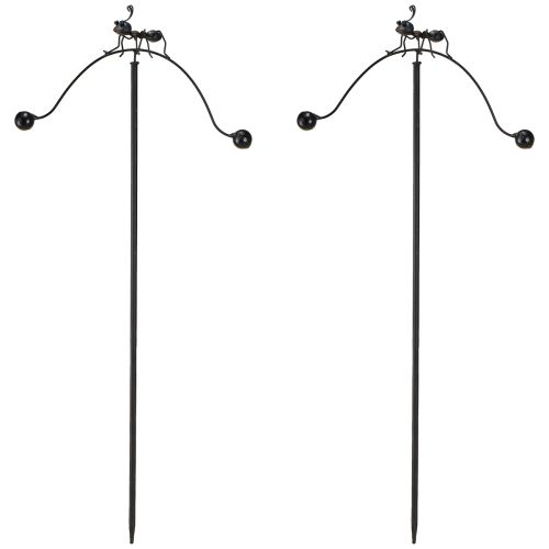 Artikel Vindklocka myrdekoration trädgårdsstake metall 66cm 2st