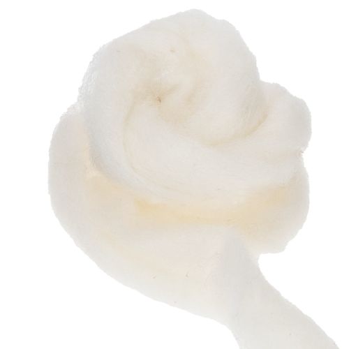 Artikel Vitt ullband, 2m, dekorativt garn för pyssel och inslagning