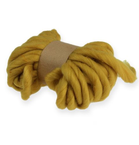 Floristik24 Ullband 50g 9m gul