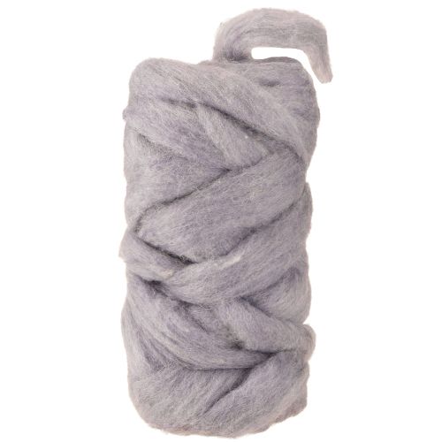 Ljuslila ullband, 10m, dekorativt garn för blomsterhandel och hantverk