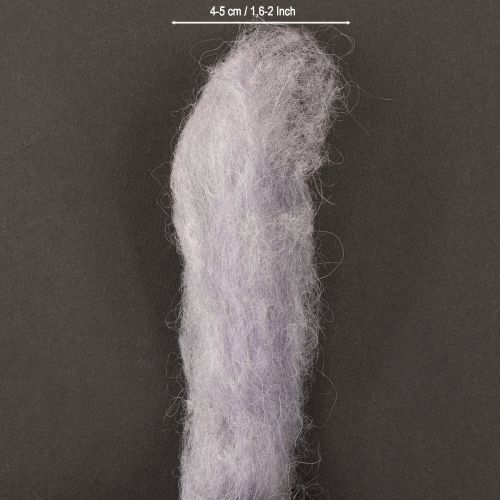 Artikel Ljuslila ullband, 10m, dekorativt garn för blomsterhandel och hantverk