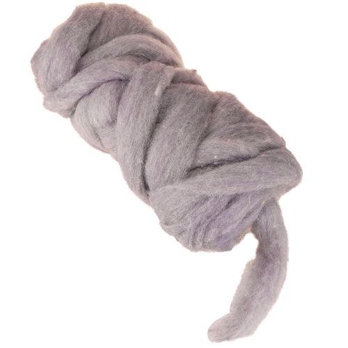 Artikel Ljuslila ullband, 10m, dekorativt garn för blomsterhandel och hantverk