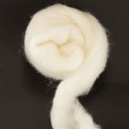 Artikel Vitt ullband, 2m, dekorativt garn för pyssel och inslagning