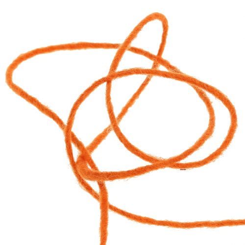 Artikel Ullsnöre orange 3mm 100m