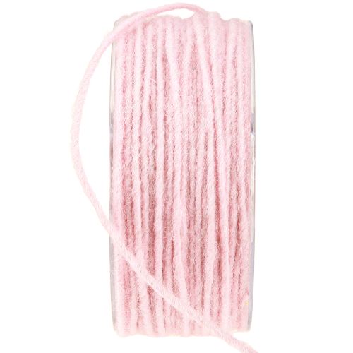 Artikel Ullsnöre rosa 3mm 100m