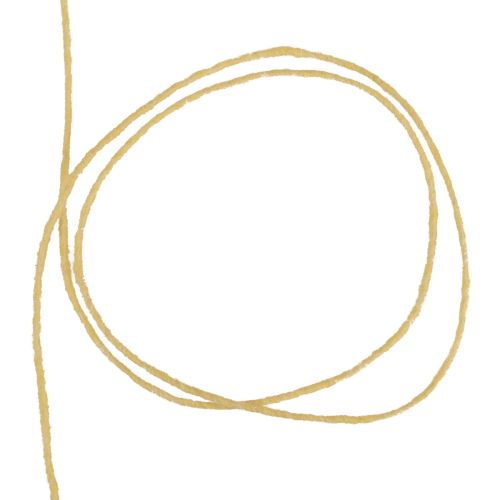 Artikel Vektråd ullsnöre filt sladd ulltråd gul Ø3mm 100m