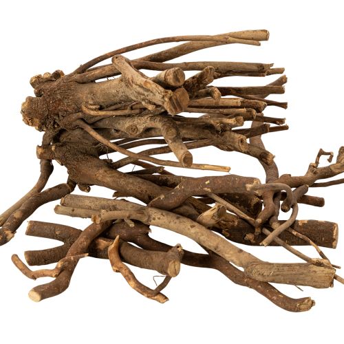 Dekorativa trägrenar och rotstockar, naturligt torkade, 18 cm, 500 g