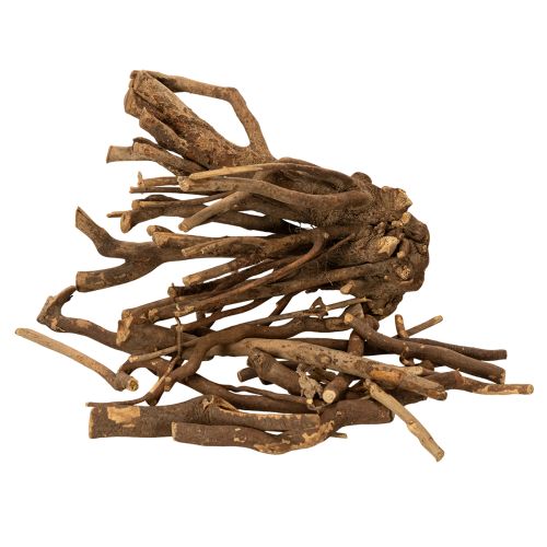 Dekorativa trägrenar och rotstockar, naturligt torkade, 18 cm, 500 g | Floristik24.se