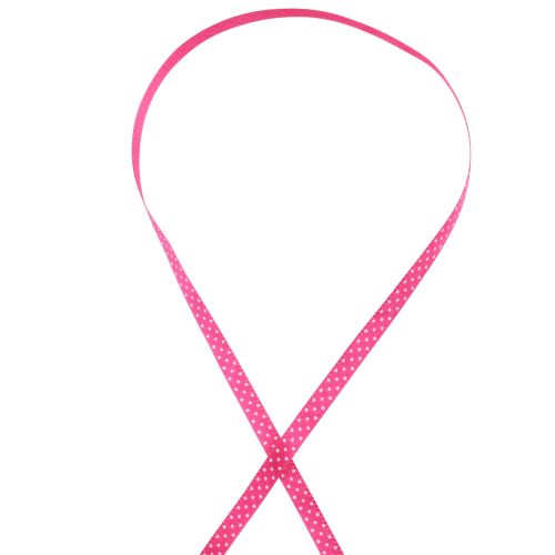 Artikel Presentband prickigt dekorband rosa 10mm 25m