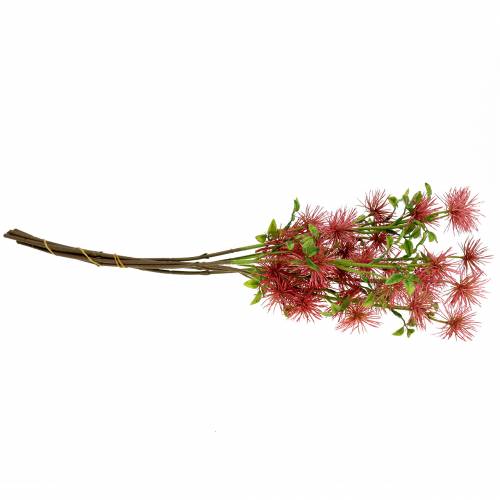 Floristik24 Xanthium sidenblomma mörkrosa 53cm 6st