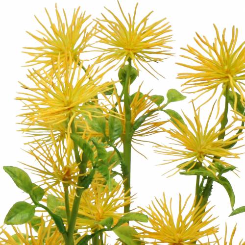 Floristik24 Xantium sidenblomma gul 53cm 6st