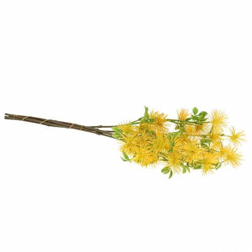 Floristik24 Xantium sidenblomma gul 53cm 6st