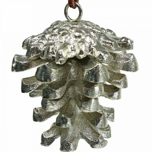 Artikel Kotte dekorativa kottar för upphängning av silver H6cm
