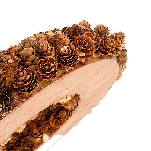 Floristik24 Tallskrans av ällekottar Ø27cm naturliga