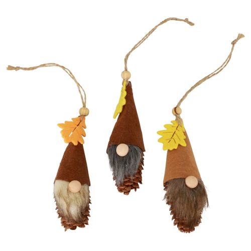 Floristik24 Kon gnome hänge gnome dekoration höst gnome H10cm 6 st