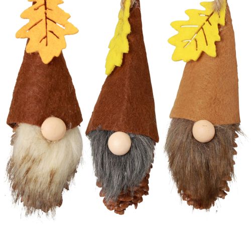 Artikel Kon gnome hänge gnome dekoration höst gnome H10cm 6 st