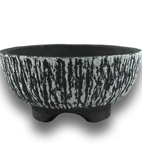 Floristik24 Cementskål rund Ø30cm bark