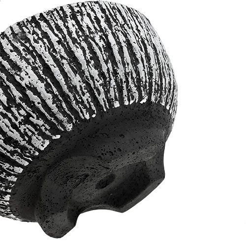 Floristik24 Cementskål rund Ø25cm bark