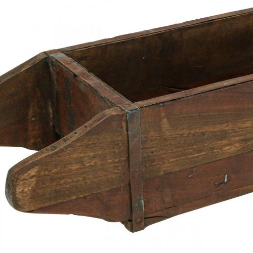 Artikel Vintage trälåda plantering tegel form trä 42×14,5cm