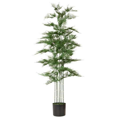 Konstgjord bambuträd, grönt, 132 cm, krukväxt | Floristik24.se