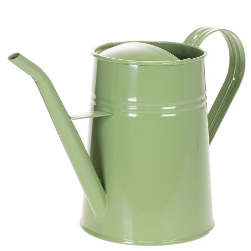 Vintage vattenkanna i metall för inomhusbruk, mintgrön, 1,7 l, dekorativ vas, retrodesign, H23 cm köpa | Floristik24.se