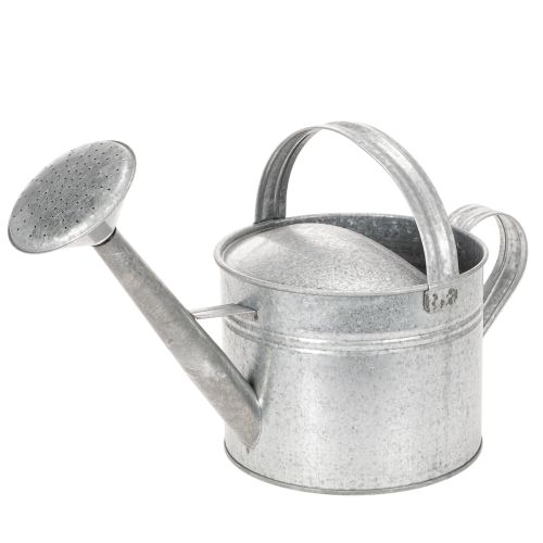 Vintage vattenkanna i zink, 27 cm - planteringskärl för trädgård och uteplats, metallblomkruka köpa | Floristik24.se