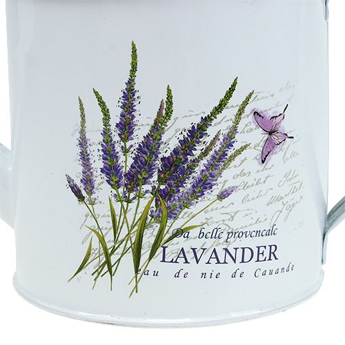 Floristik24 Zinkvattenburk Ø10,5 cm H10cm med lavendel
