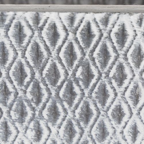 Zinkkruka med diamantmönster, H15cm | Floristik24.se