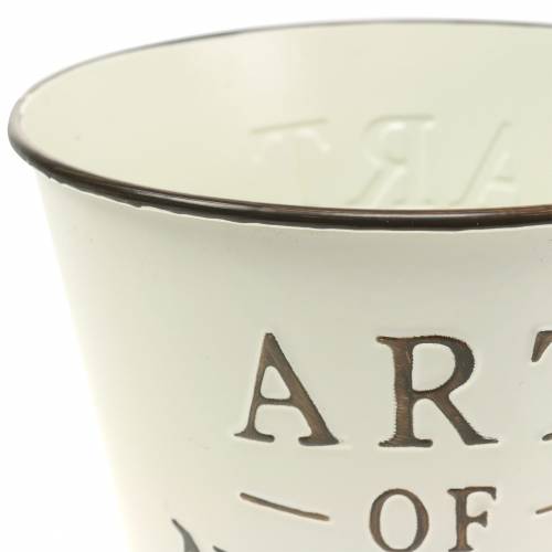 Artikel Blomkruka Zink Art of Nature Cream Ø17,5cm H15cm