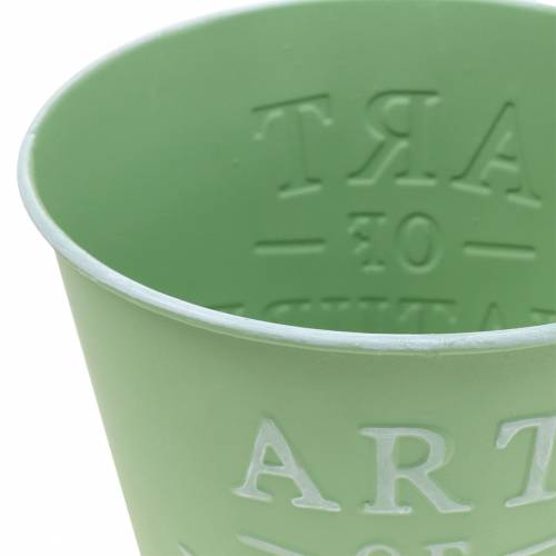 Artikel Blomkruka zink mintgrön Ø15cm H13,5cm