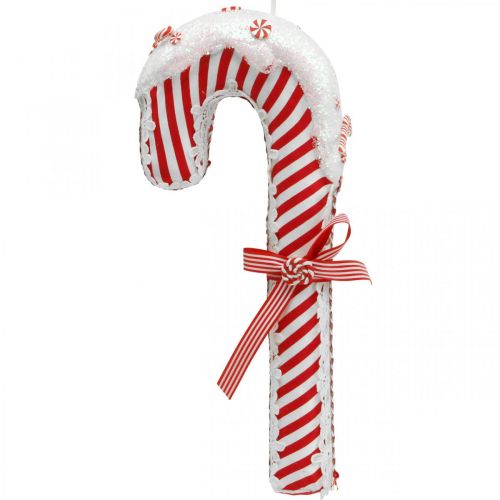 Floristik24 Candy Cane Deco Stor Jul Röd Vit Randig H36cm