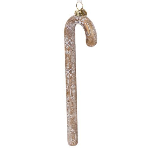 Glasdekoration i polkagris, nostalgisk julgransdekoration, 22 cm köpa | Floristik24.se
